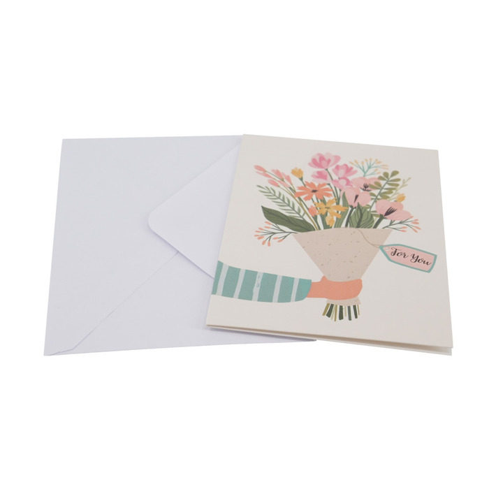 GREENIX til og fra-kort 7,5 x 10 cm assortert